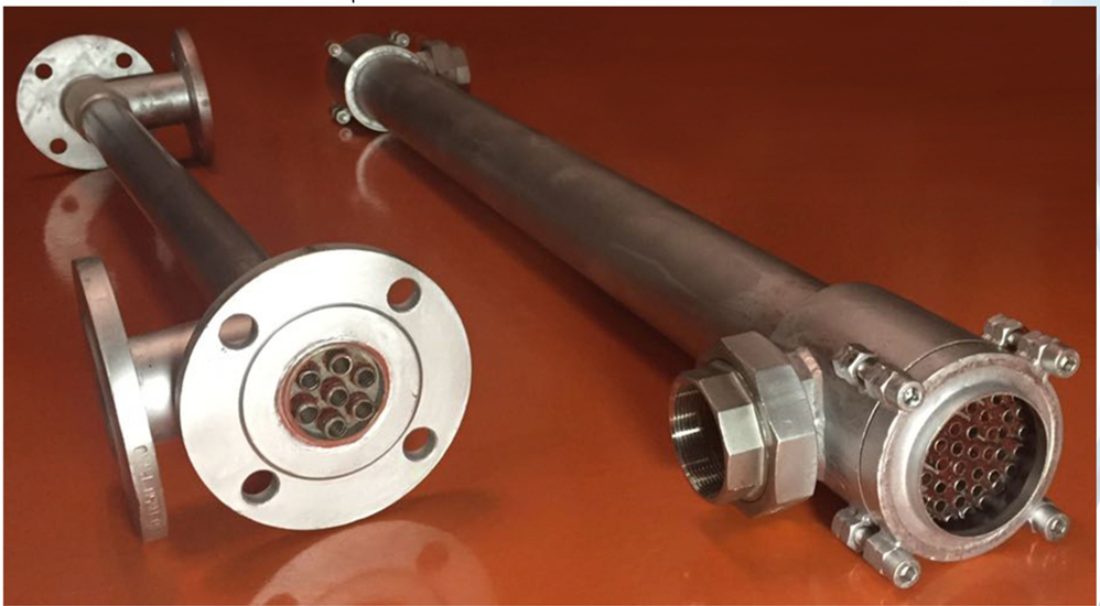 Кожухотрубный компактный теплообменник с разборным трубным пучков