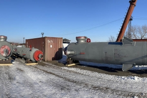 Компания «Курганхиммаш» осуществила отправку заказчику комплекса аппаратов для удаления влаги из газа