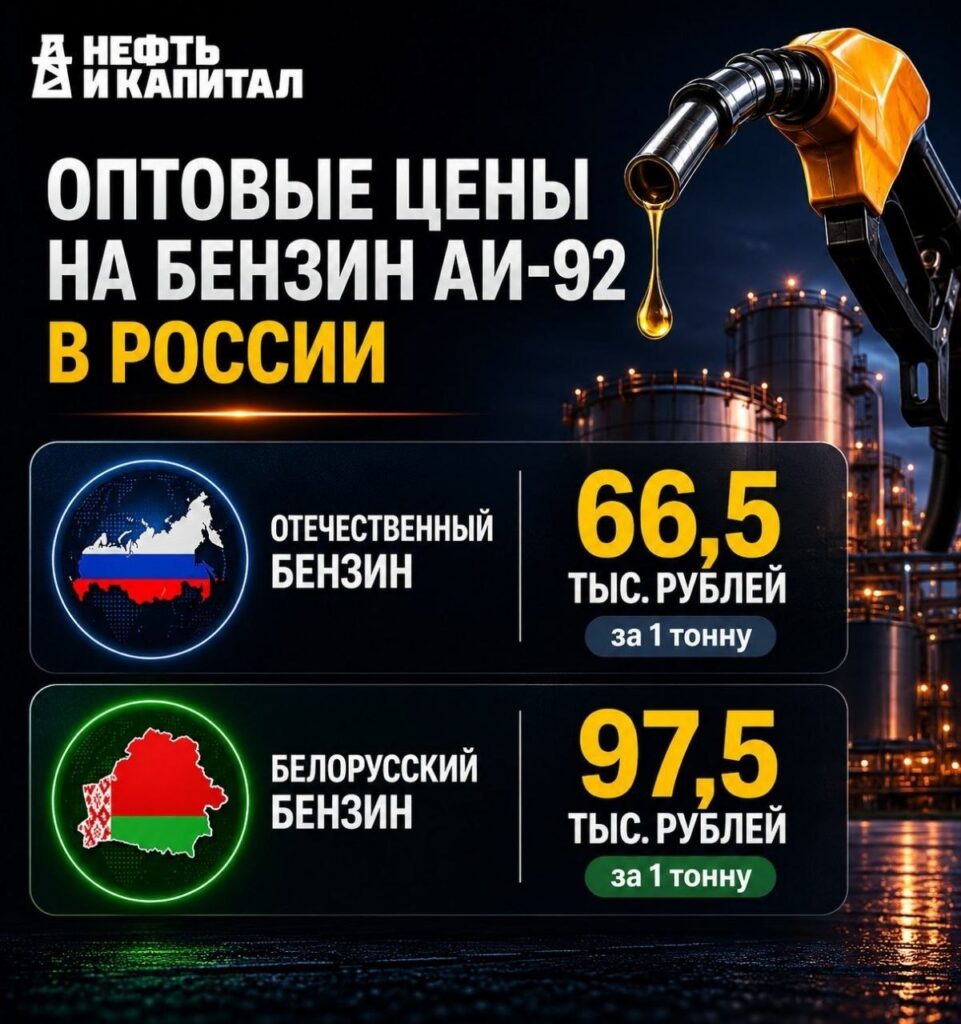 Вопрос дня: кто у нас покупает белорусский бензин, который на 46 процентов дороже российского?