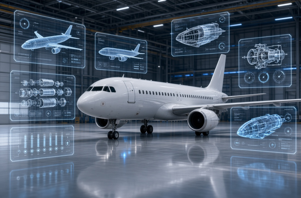 Цифровая PLM-система управляет жизненным циклом авиационной техники и связывает конструирование, производство и сервис воздушных судов в РФ